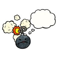 cartoon bomb with face N16