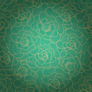 Seamless hand-drawn waves texture