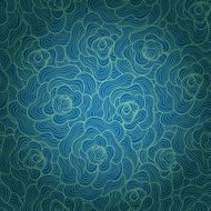 Seamless hand-drawn waves texture N2