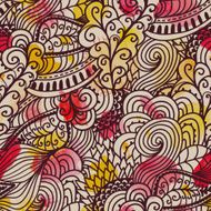Seamless wave hand-drawn pattern N31
