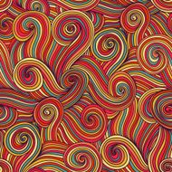 Seamless wave hand-drawn pattern N35