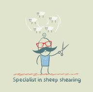 expert thinks about how to shear sheep N2