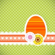 Easter egg from paper