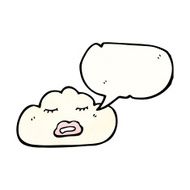 cartoon cloud N114