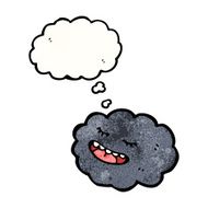 cloud with thought bubble N10