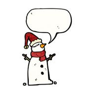 snowman cartoon N3