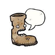 Old Work Boot Cartoon N6