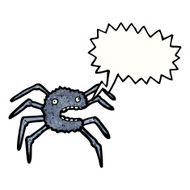 spooky spider cartoon N11