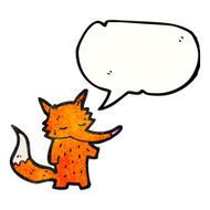 Cute Little Fox Cartoon N5