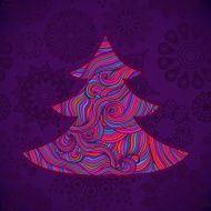 Christmas Tree Greeting card N2