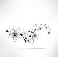 abstract musical background with notes N2