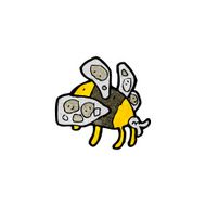cartoon fat bee N5