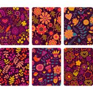 Fashion tablet skins Modern floral patterns