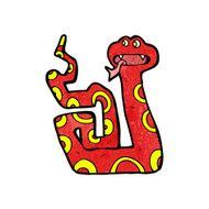 funny cartoon snake N96