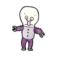 cartoon weird alien N22