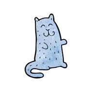 funny cartoon cat N252
