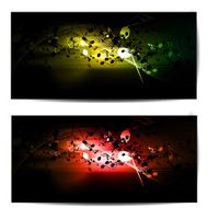 abstract musical background with notes N15