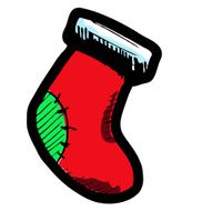 Sock with patch