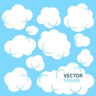 Cartoon Clouds N10