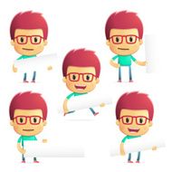 casual man in various poses N3