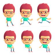 casual man in various poses N5