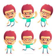 casual man in various poses N7