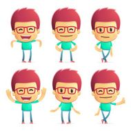casual man in various poses N8