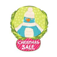 Cute Christmas bird