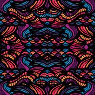 Mosaic vector seamless pattern N12