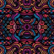 Mosaic vector seamless pattern N13