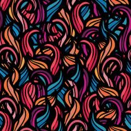 Mosaic vector seamless pattern N18