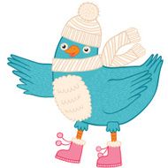 Cute Christmas bird N4