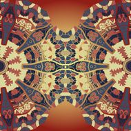 Oriental mandala motif N2