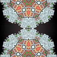 Oriental mandala motif N3
