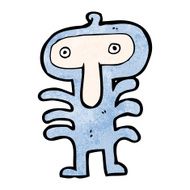 funny little space monster