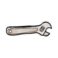 cartoon adjustable spanner N31