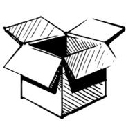 Store box sketch icon