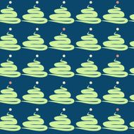 abstract fir seamless pattern