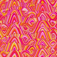 Seamless wave hand-drawn pattern N45
