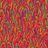 Seamless abstract hand-drawn pattern waves background N6