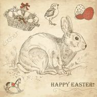 Vintage Easter rabbit