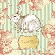 Vintage Easter rabbit N3