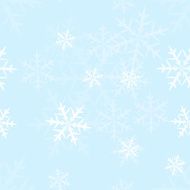 vector seamless pattern of snowflakes N2