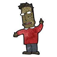 cartoon clever man with ideas N2