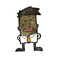 cartoon friendly office man N9