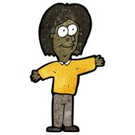 cartoon happy man N735