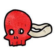 cartoon skull mask N32