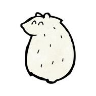 Cartoon Polar Bear N138