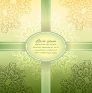 Christmas snowflake Card template