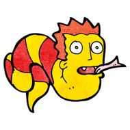 cartoon snake man N4